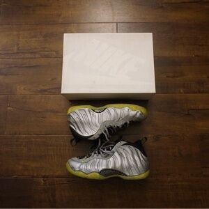 Nike Air Foamposite One PRM "Silver Camo" Size 10